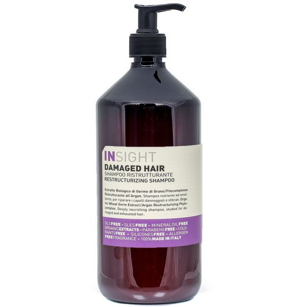 Shampoo for damaged hair "DAMAGED HAIR" INSIGHT 900 ml